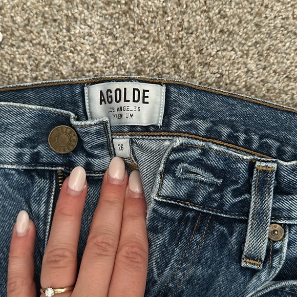 AGOLDE high rise jeans - Picture 3 of 4